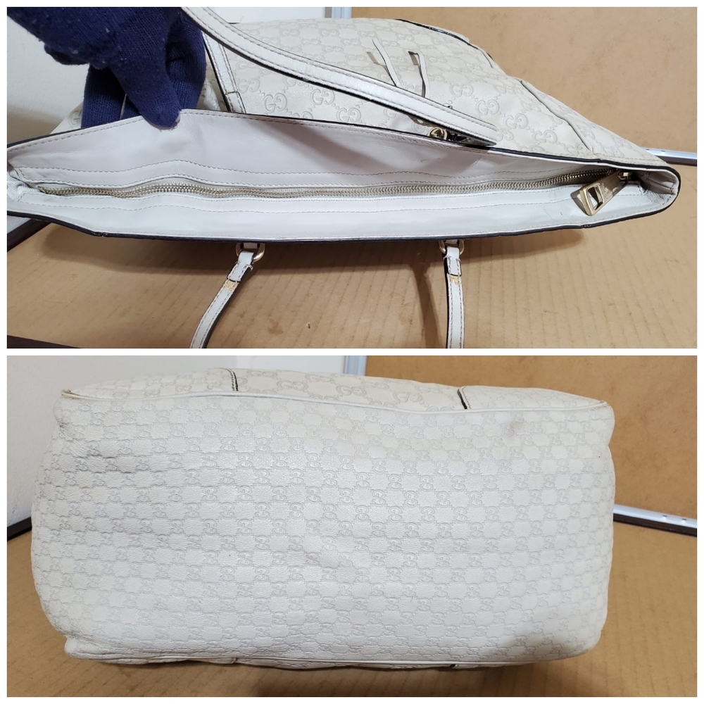 GucciGuccissima Medium Bree Tote Off White - Picture 6 of 10